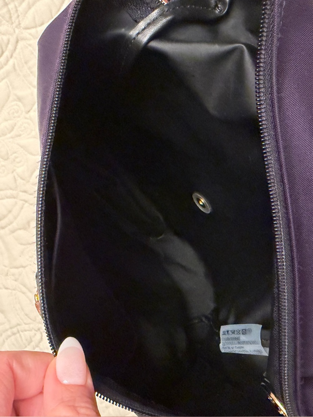 Longchamp Le Pliage backpack (Purple) - Picture 5 of 10